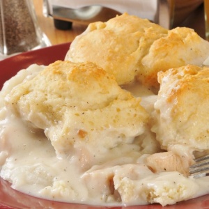 Chicken, Biscuits, and Cream Gravy
