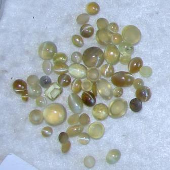 Chrysoberyl crystals