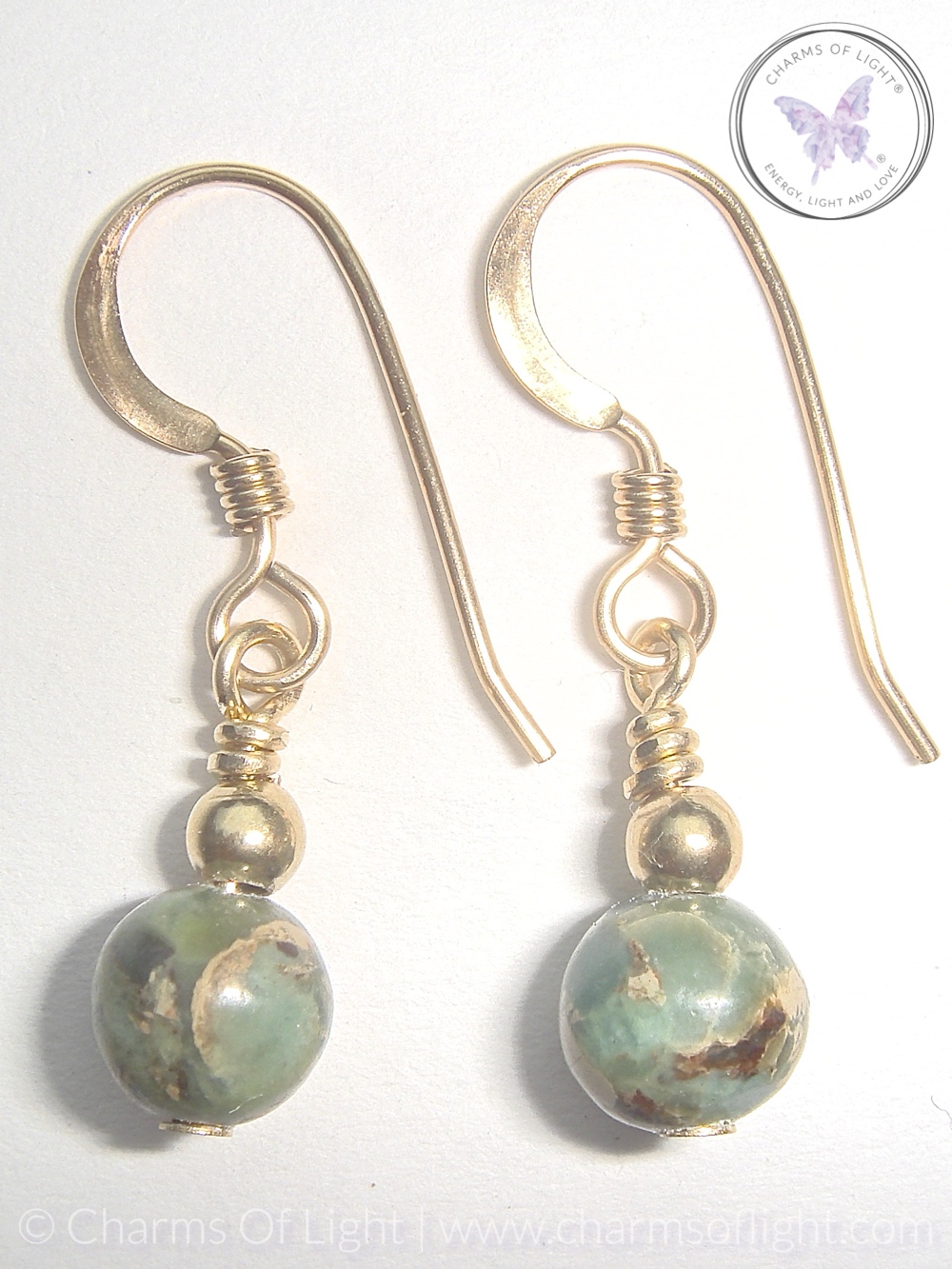 Variscite Earrings