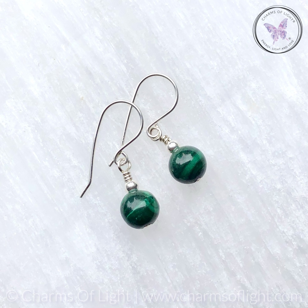 Malachite Earrings