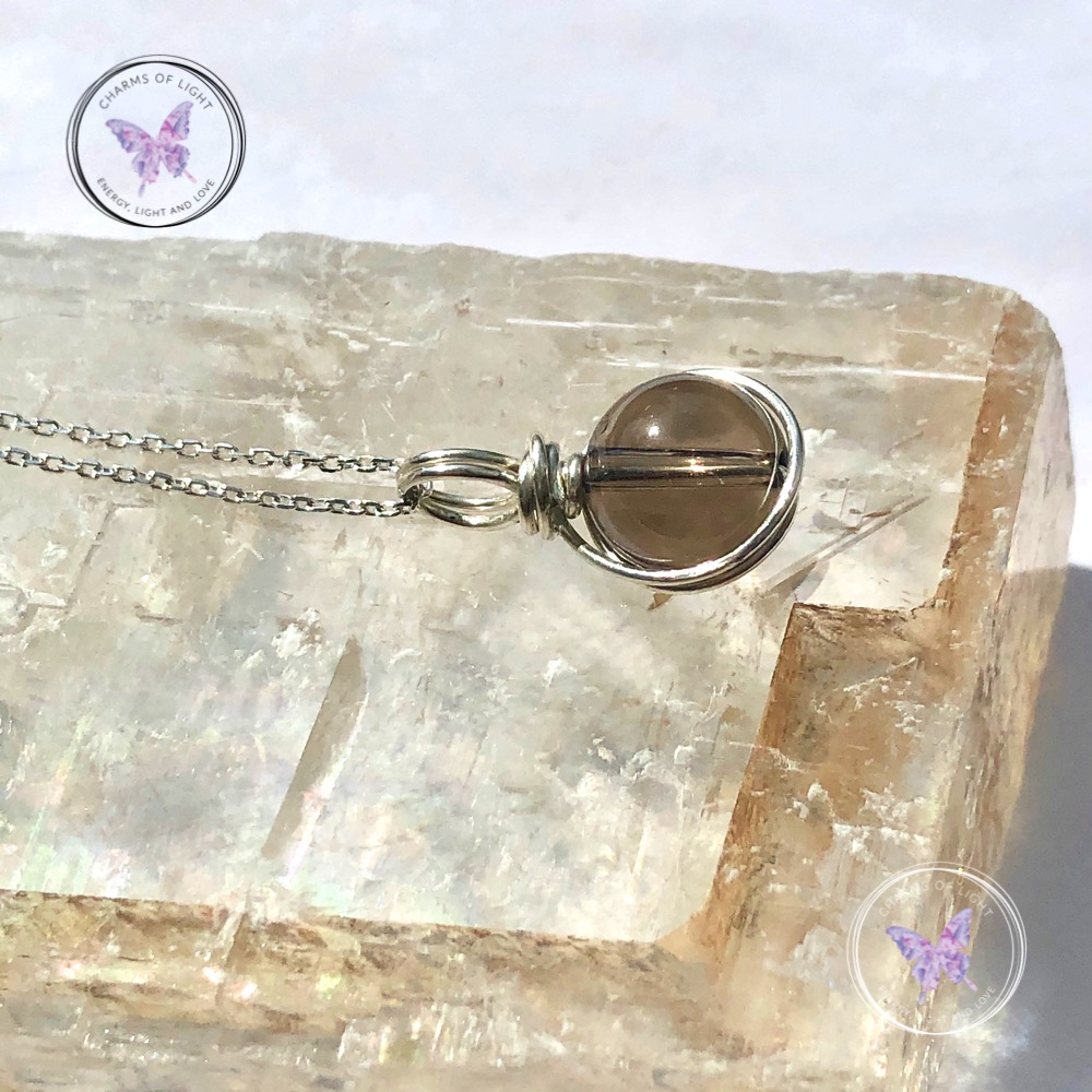 Smoke Quartz pendant necklace