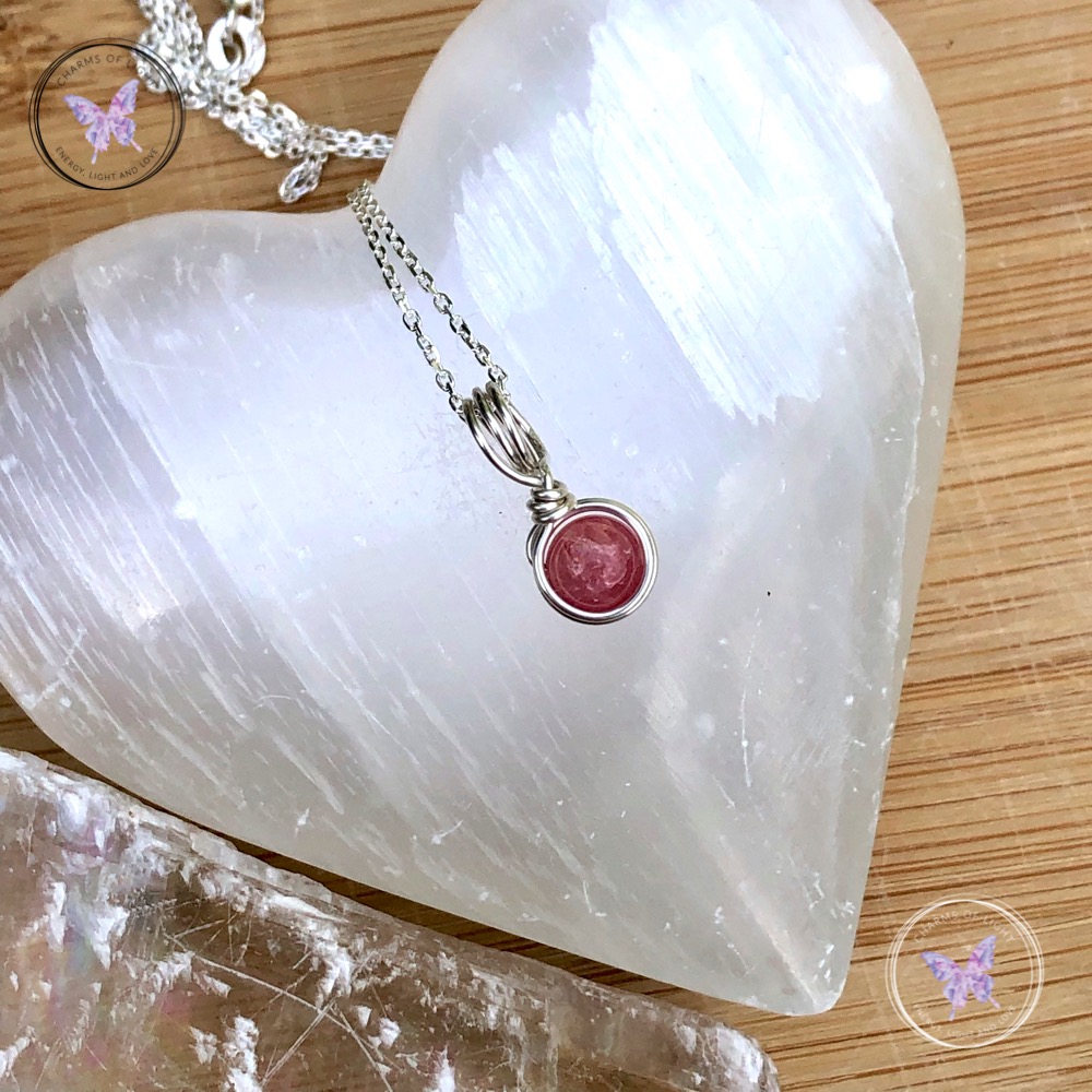 Rhodochrosite necklace