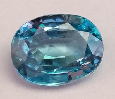 Blue Zircon gemstone