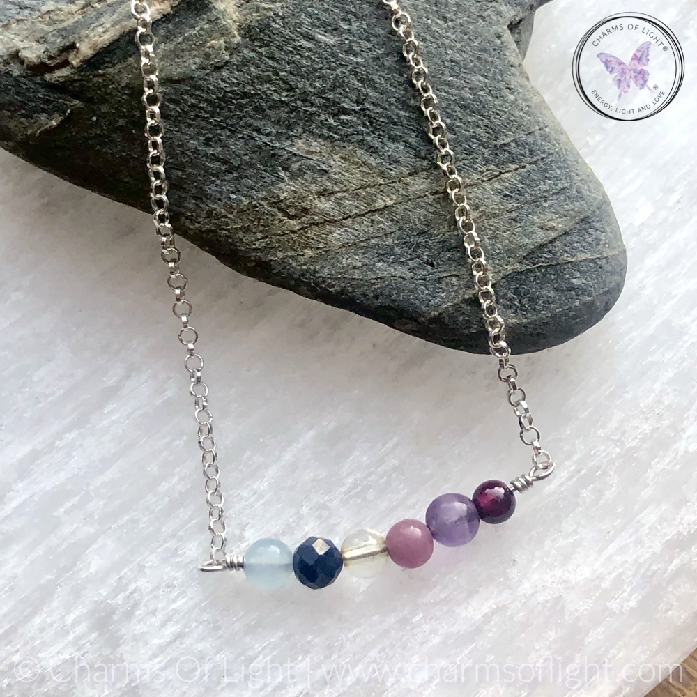 Family Birthstone Bar Necklace