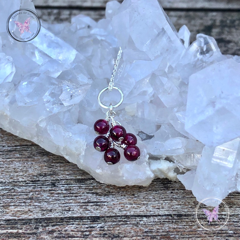 Garnet necklace