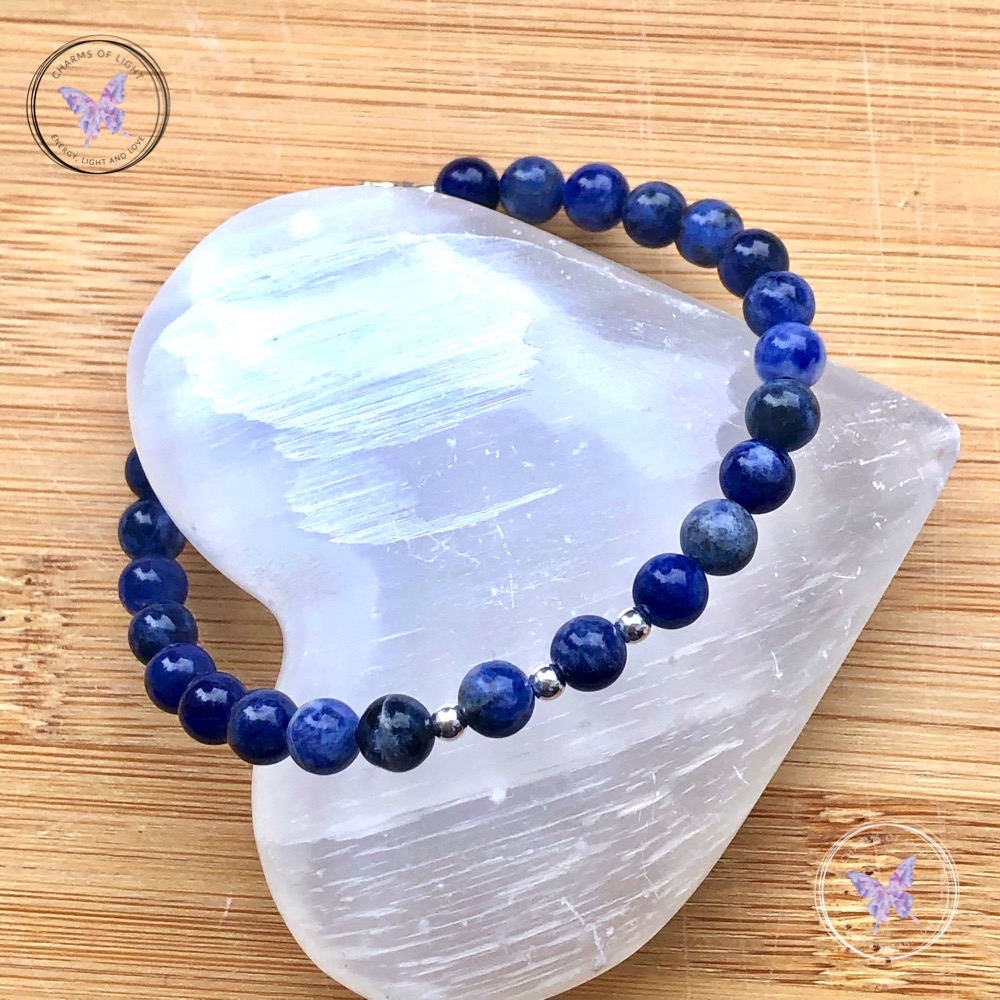 Sodalite bead bracelet