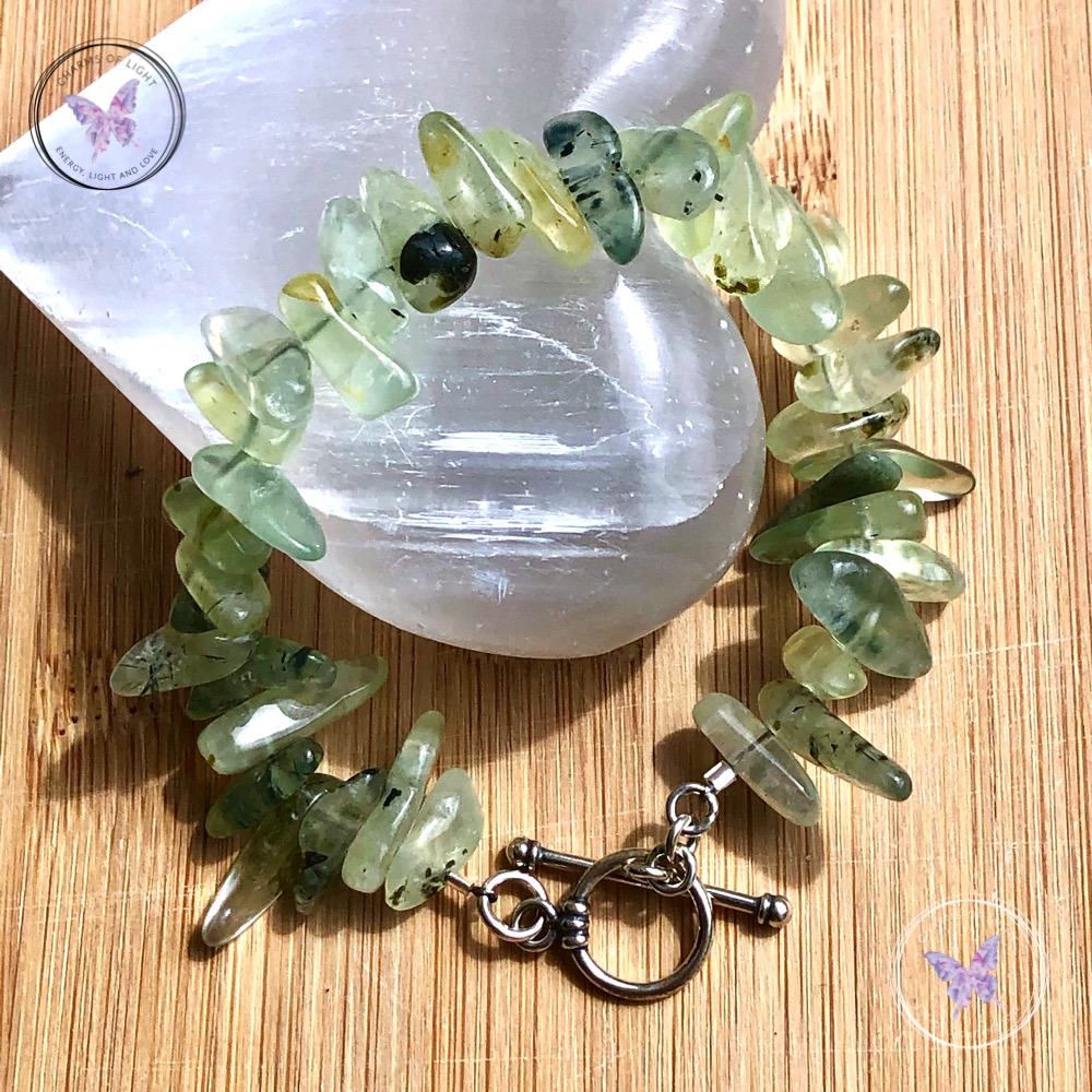 Prehnite Chip Bracelet