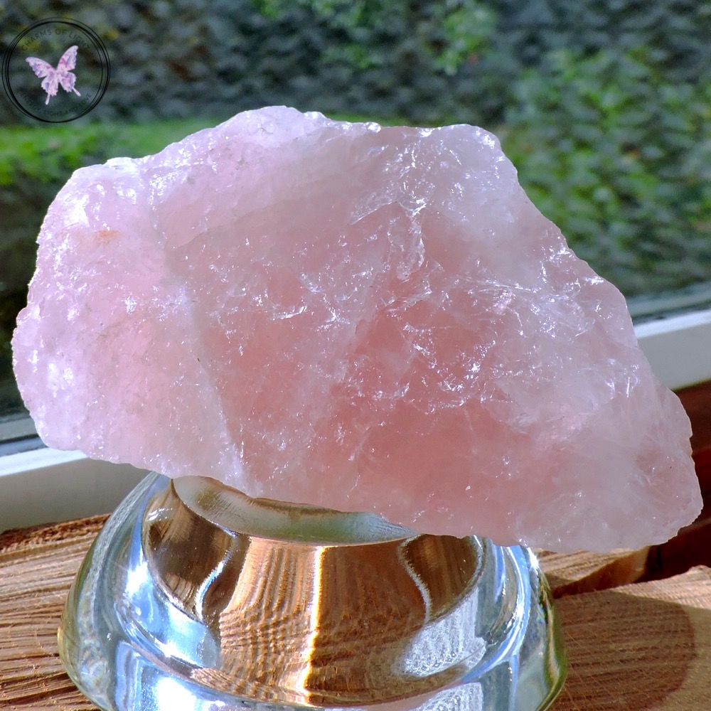 Pink Gemstone Rose Quartz Crystal Bracelet For Casual Wear