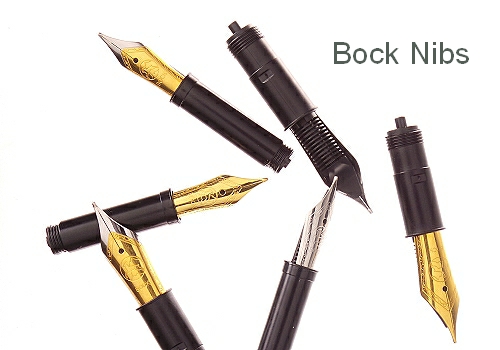 Bock nibs. Bock fountain pen nibs from Beaufort Ink