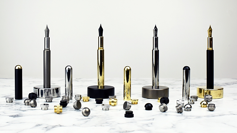 Lethaby Ion fountain pens are fitted with size 6 Bock nibs and are available in a large choice of customisable options
